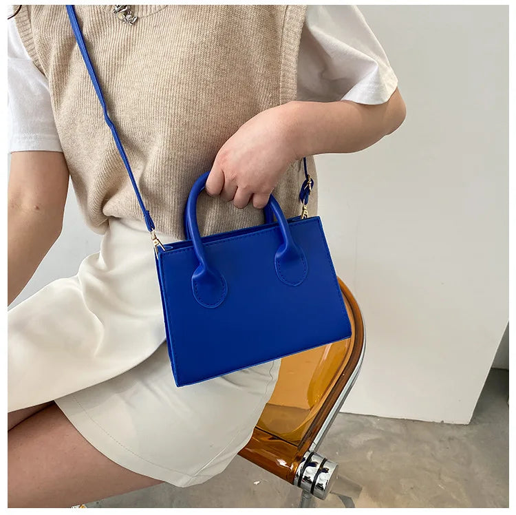 Elegant Black Handbag with Dual Handles, Chic Crossbody Bag, Retro Stylish Tote Small Bag for Women Girls Daily Use, Work, Party