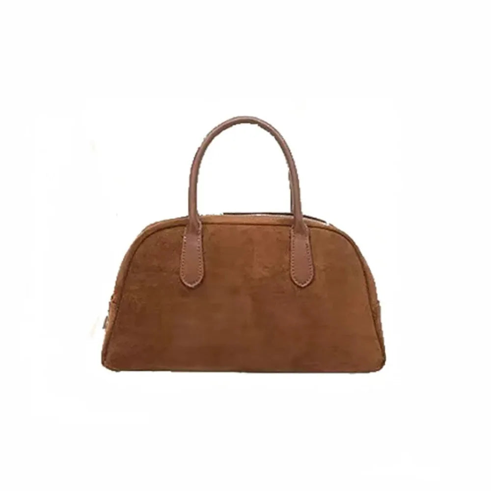 New Bowling Handbag, Retro Handbag for Women, Large Capacity Carrying Pillow Bag