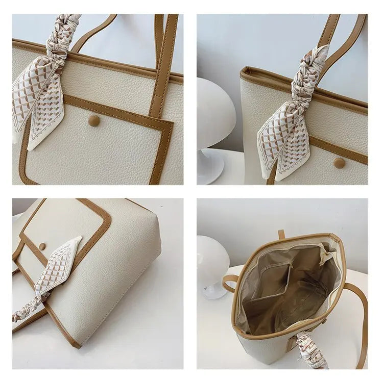 Fashionable Women's Handbag Crafted From Fine Leather Boasting Casual Simple Vintage And Trendy Daily Look