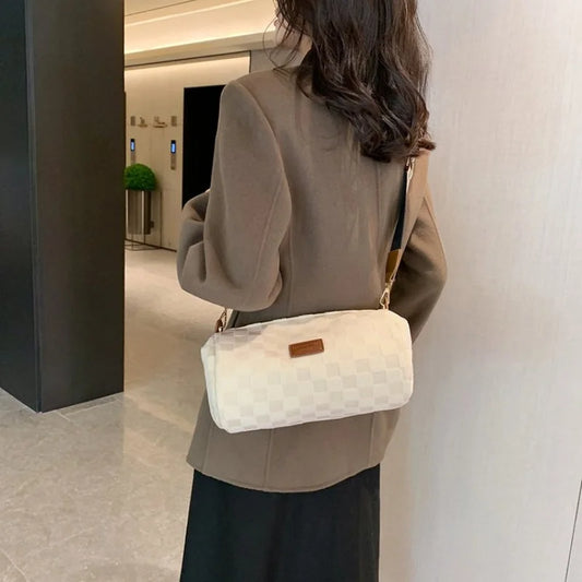 Classic Designer Inspired Handbag For Women Elegant Leather Shoulder Bag Crossbody Purse Ladies Tote Top Handle