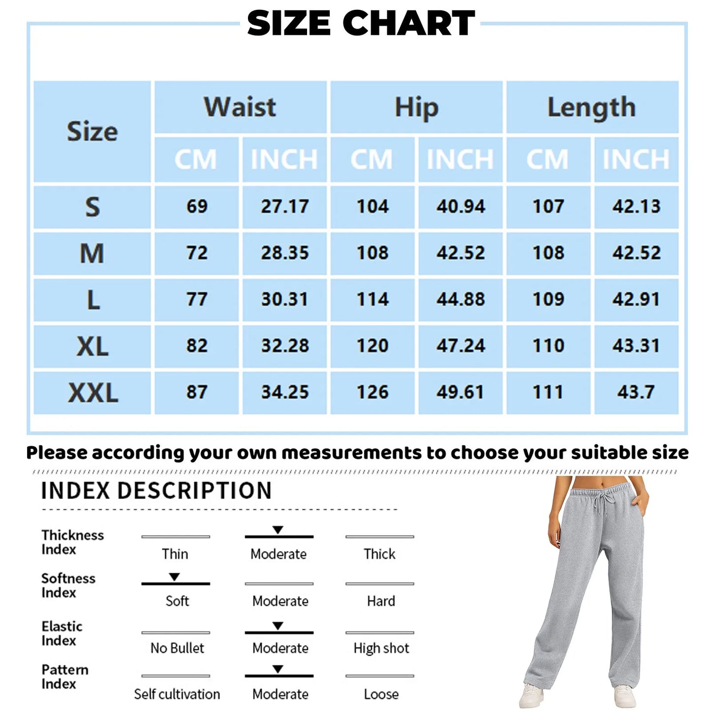 Wide Leg Pants For Women’s Fleece Lined Sweatpants Straight Pants Bottom All-Math Plain Fitness Joggers Pants Travel Basic