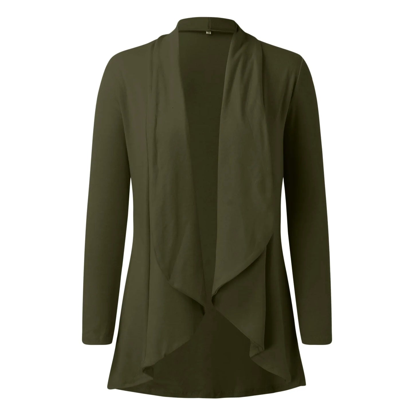 Plus Size Open Front Lightweight Cardigan - Made in Italy