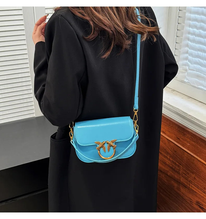 Women's Handbag Swallow Bag Fashion Designer High-end Fashion Versatile Shoulder Messenger Bag Small Square Bag