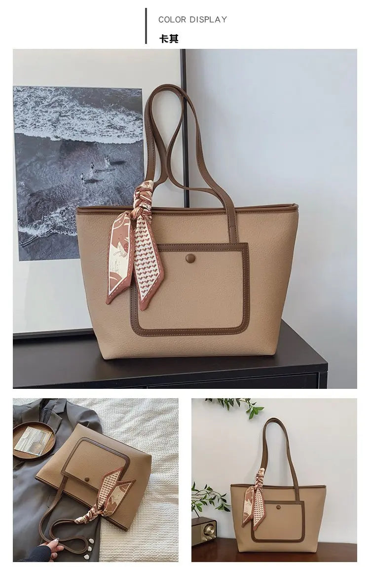 Fashionable Women's Handbag Crafted From Fine Leather Boasting Casual Simple Vintage And Trendy Daily Look