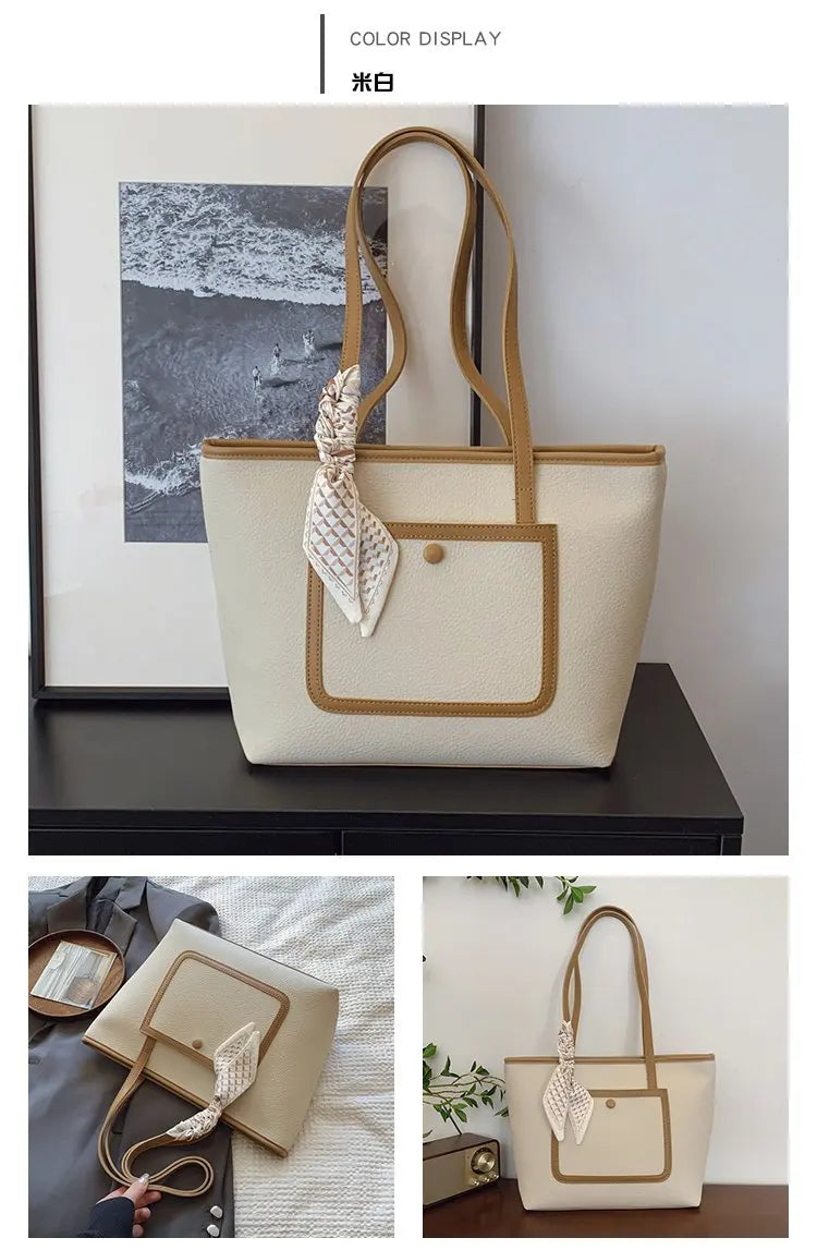 Fashionable Women's Handbag Crafted From Fine Leather Boasting Casual Simple Vintage And Trendy Daily Look