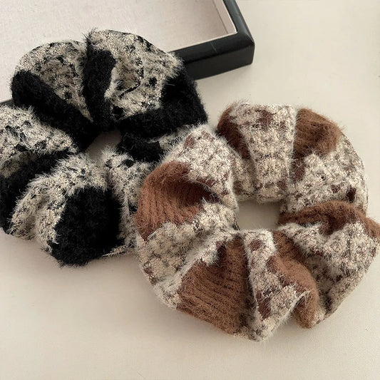 Fall Style Hemp Hair Scrunchy