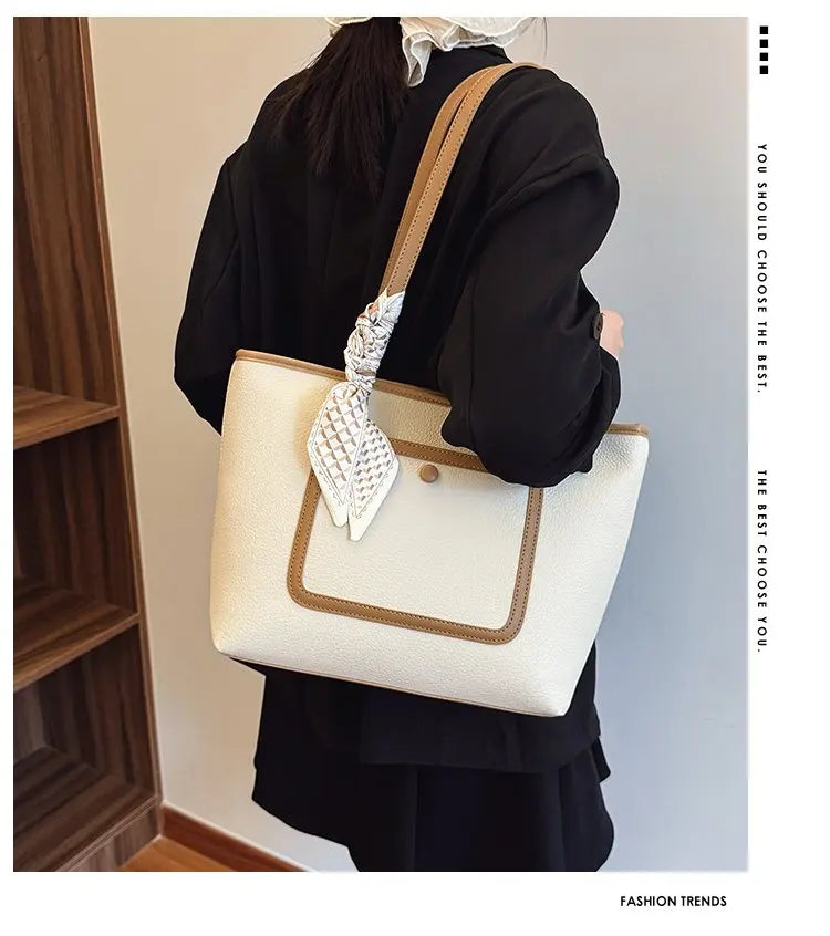 Fashionable Women's Handbag Crafted From Fine Leather Boasting Casual Simple Vintage And Trendy Daily Look