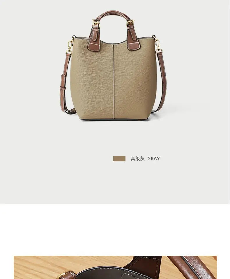 Health Handbag Women  New Basket Bucket Bag Senior Sense Women's Bag Middle-aged Women Crossbody Bag Simple Fashion