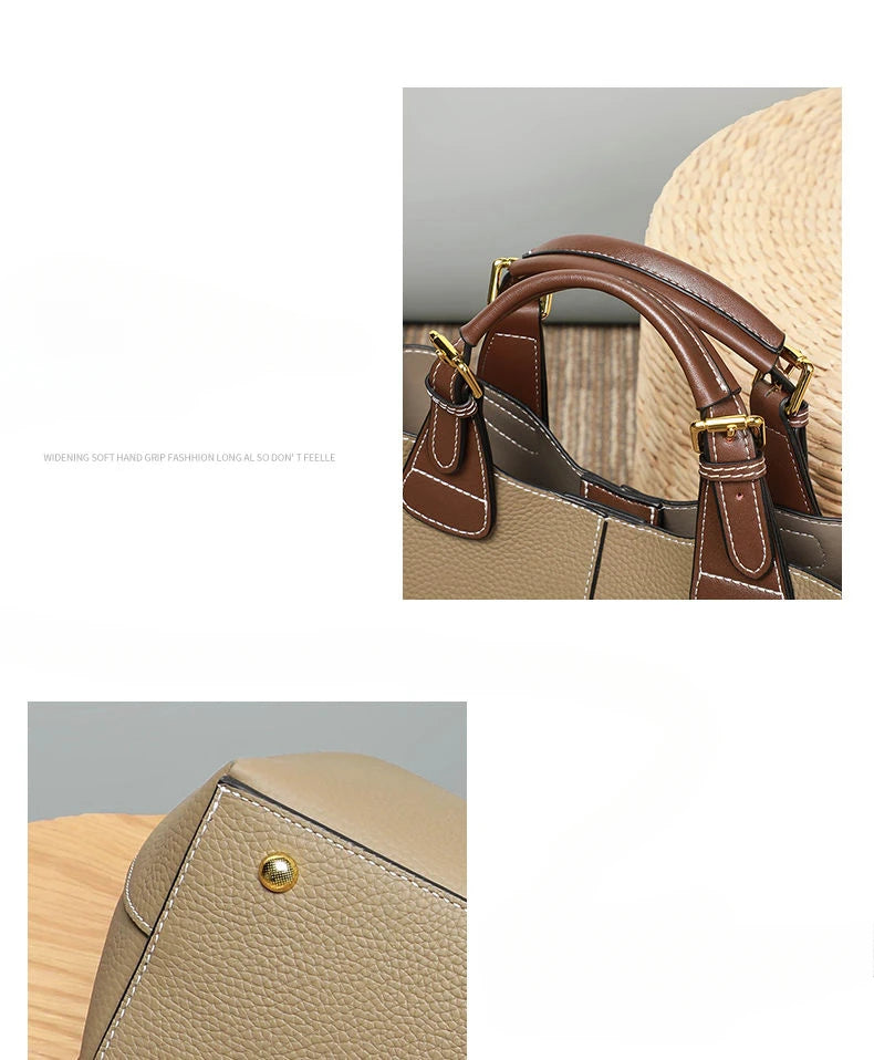 Health Handbag Women  New Basket Bucket Bag Senior Sense Women's Bag Middle-aged Women Crossbody Bag Simple Fashion