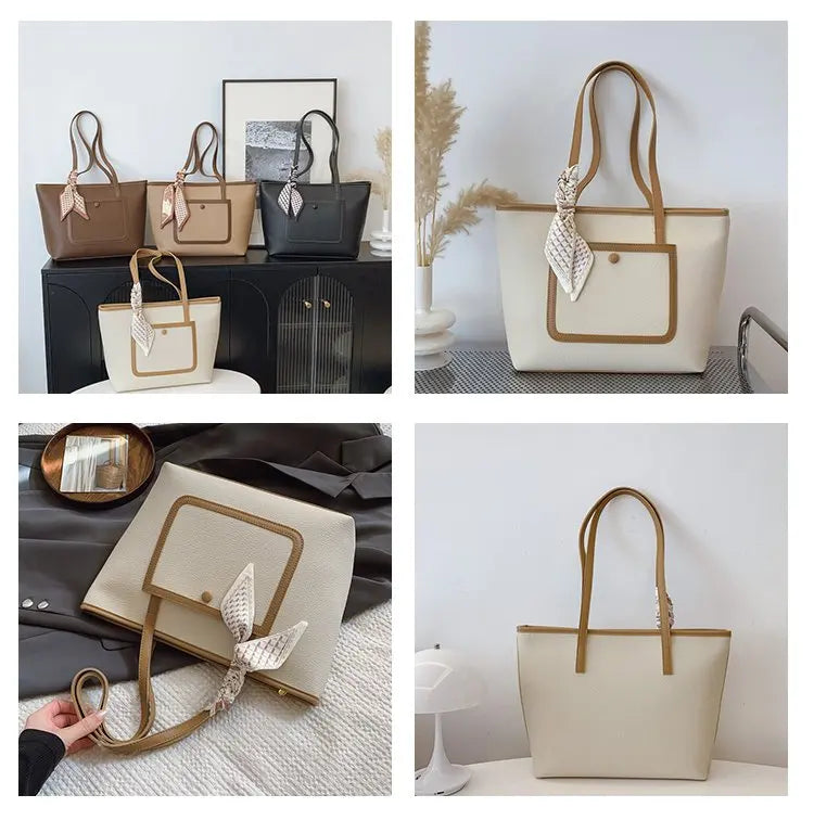 Fashionable Women's Handbag Crafted From Fine Leather Boasting Casual Simple Vintage And Trendy Daily Look