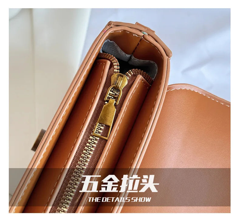 Women's Handbag Swallow Bag Fashion Designer High-end Fashion Versatile Shoulder Messenger Bag Small Square Bag