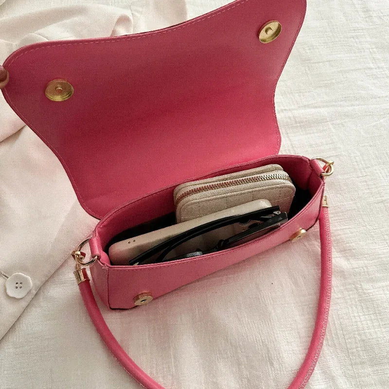 New Fashion Female Handlebags PurseWomens PU Bags Leisure Bag Shopping Shoulder Tote Underarm Handbag Popular Hand Bags