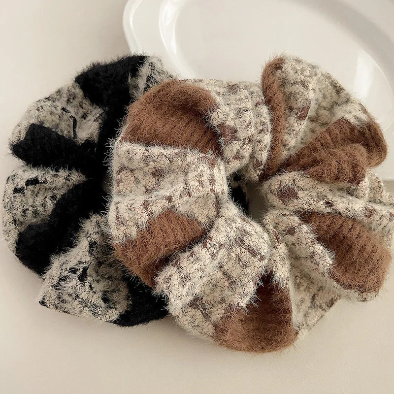 Fall Style Hemp Hair Scrunchy